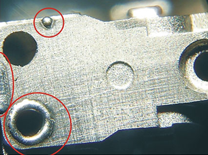 <a href='http://www.cswenhua9.cn/product/3.htm' class='text_a'>模具激光焊機</a>修復模具效果